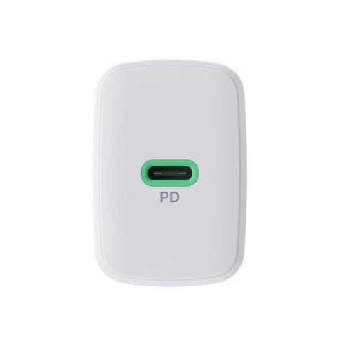 Ładowarka sieciowa USB 30W 1x USB-C BIAŁA Ładowarka sieciowa USB 30W 1x USB-C BIAŁA