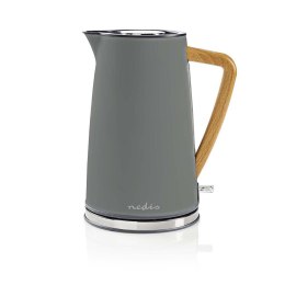 Czajnik elektryczny NEDIS N KAWK510EGY - 1,7 l, Soft-Touch, szary