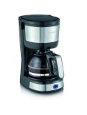 SEVERIN EKSPRES PRZELEWOWY DO KAWY INOX, POJ. DZBANKA 0,4 L, POJ. ZBIORNIKA 0,6 L, FILTR 1X2, PŁYTA GRZEWCZA, MOC 750W KA4808