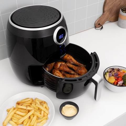 Frytkownica Tristar Digital Crispy Frycerka FR-6956 Moc 1500 W Pojemność 4.5 L Czarna Frytkownica Tristar Digital Crispy Frycerka FR-6956 Moc 1500 W Pojemność 4.5 L Czarna