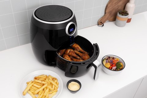 Frytkownica Tristar Digital Crispy Frycerka FR-6956 Moc 1500 W Pojemność 4.5 L Czarna Frytkownica Tristar Digital Crispy Frycerka FR-6956 Moc 1500 W Pojemność 4.5 L Czarna