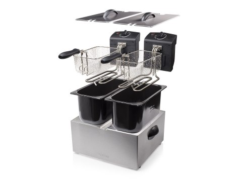 Frytownica TRISTAR FR-6937 (6 l; 3,0 kg; 3600W; kolor srebrny) Frytownica TRISTAR FR-6937 (6 l; 3,0 kg; 3600W; kolor srebrny)
