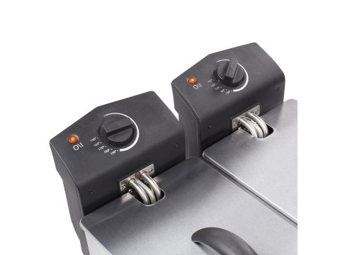 Frytownica TRISTAR FR-6937 (6 l; 3,0 kg; 3600W; kolor srebrny) Frytownica TRISTAR FR-6937 (6 l; 3,0 kg; 3600W; kolor srebrny)
