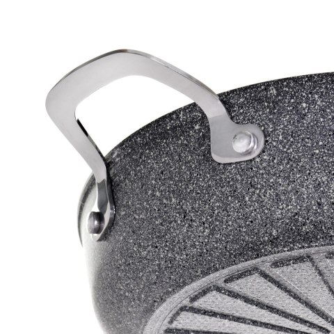 Patelnia BALLARINI Salina Granitium głęboka z 2 uchwytami granitowa 24 cm 75002-811-0 Patelnia BALLARINI Salina Granitium głęboka z 2 uchwytami granitowa 24 cm 75002-811-0