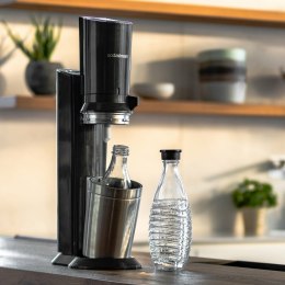 Saturator SodaStream Crystal 3 0 Promopack QC Schwarz z 3 szklanymi butelkami