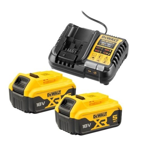 DEWALT ŁADOWARKA DCB1104 +2x5,0Ah DCB1104P2 DEWALT ŁADOWARKA DCB1104 +2x5,0Ah DCB1104P2