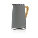 Czajnik elektryczny NEDIS N KAWK510EGY - 1,7 l, Soft-Touch, szary