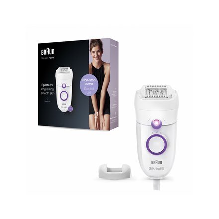 Depilator Braun SE5505P Silk-epil Biały Depilator Braun SE5505P Silk-epil Biały