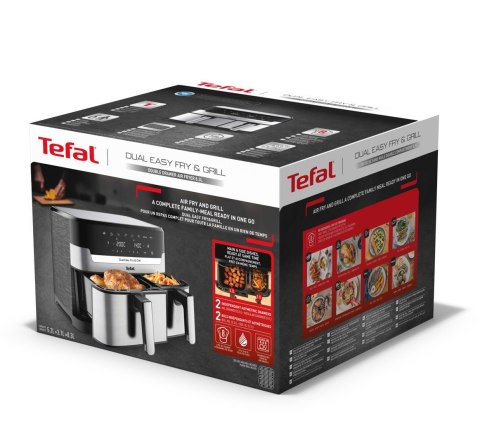 Frytkownica beztłuszczowa TEFAL DualEasy EY905D10 Frytkownica beztłuszczowa TEFAL DualEasy EY905D10