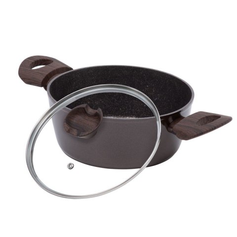 Garnek Resto Kitchenware Carina 2,5 l Okrągły Bordowy Garnek Resto Kitchenware Carina 2,5 l Okrągły Bordowy