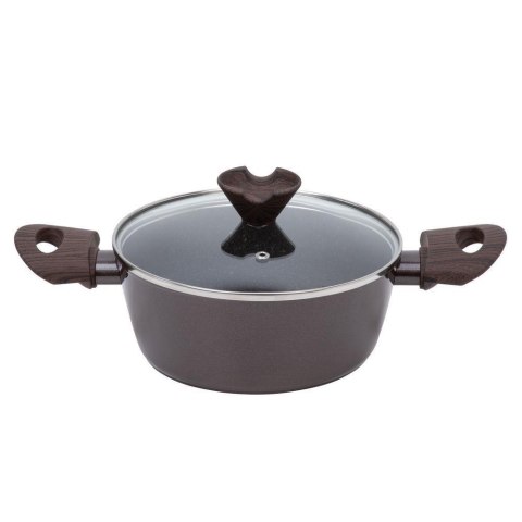 Garnek Resto Kitchenware Carina 2,5 l Okrągły Bordowy Garnek Resto Kitchenware Carina 2,5 l Okrągły Bordowy