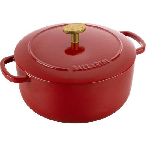 Garnek żeliwny okrągły BALLARINI BELLAMONTE 2.6 ltr, czerwony Garnek żeliwny okrągły BALLARINI BELLAMONTE 2.6 ltr, czerwony