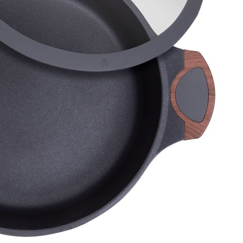 Resto Kitchenware 93506 garnek 4,4 l Okrągły Czarny, Drewno Resto Kitchenware 93506 garnek 4,4 l Okrągły Czarny, Drewno