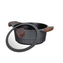 Resto Kitchenware Capella 2,6 l Okrągły Czarny, Drewno