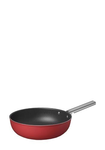 Smeg CKFW3001RDM Wok 30cm Czerwony Smeg CKFW3001RDM Wok 30cm Czerwony