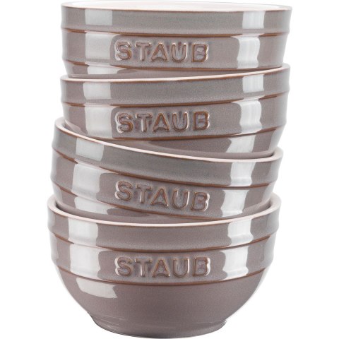 Staub Ceramique Zestaw misek 0,4 l Okrągły Ceramika Szary 4 szt. Staub Ceramique Zestaw misek 0,4 l Okrągły Ceramika Szary 4 szt.