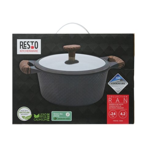 Resto Kitchenware Ran 4,2 l Okrągły Beżowy, Drewno Resto Kitchenware Ran 4,2 l Okrągły Beżowy, Drewno