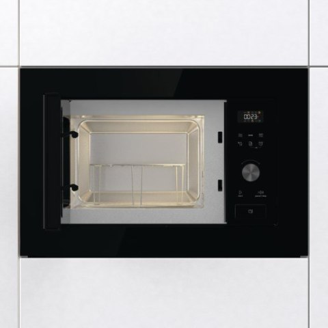 Czarna mikrofalówka Gorenje BM201AG1BG, z grillem, Wbudowana, 20 l, 800 W Czarna mikrofalówka Gorenje BM201AG1BG, z grillem, Wbudowana, 20 l, 800 W