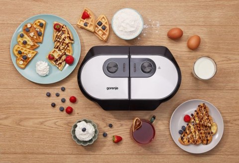 Grill elektryczny Gorenje Mini Grill, Talerz waflowy, WM1400SB, 1400 W, Średnica 18 cm, Czarny Grill elektryczny Gorenje Mini Grill, Talerz waflowy, WM1400SB, 1400 W, Średnica 18 cm, Czarny