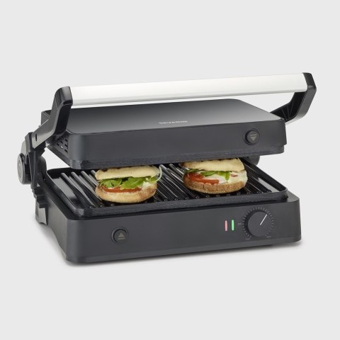 SEVERIN GRILL KONTAKTOWY, POWŁOKA CERAMICZNA, TEMP. MAKS. 230°C, WYJMOWANE PŁYTY GRILLOWE, KABEL 80 CM, MOC 800W KG 2398 SEVERIN GRILL KONTAKTOWY, POWŁOKA CERAMICZNA, TEMP. MAKS. 230°C, WYJMOWANE PŁYTY GRILLOWE, KABEL 80 CM, MOC 800W KG 2398