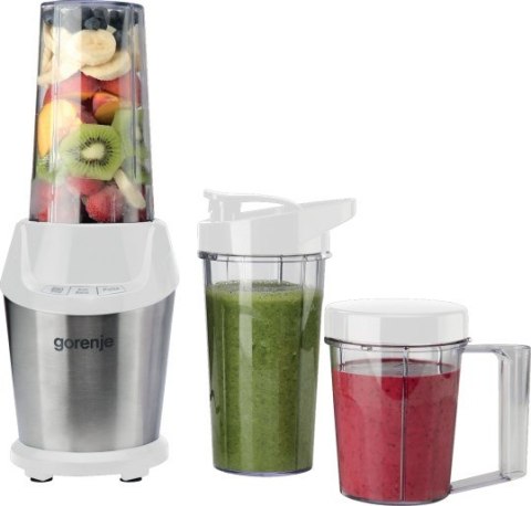Blender Gorenje BN1000E, blat stołu, moc 1000 W, materiał słoika Tritan, pojemność słoika 0,75 L, kruszenie lodu, biały Blender Gorenje BN1000E, blat stołu, moc 1000 W, materiał słoika Tritan, pojemność słoika 0,75 L, kruszenie lodu, biały