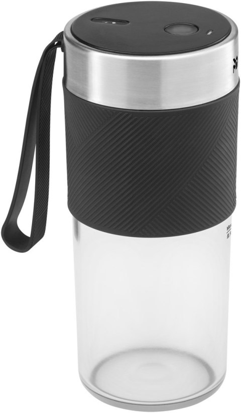 Blender WMF KITCHENminis Mix on the Go 0,3 l 50 W - Stal nierdzewna - Przezroczysty Blender WMF KITCHENminis Mix on the Go 0,3 l 50 W - Stal nierdzewna - Przezroczysty