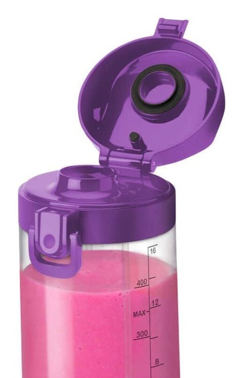 Blender sportowy Nutribullet NBP003PU Przenośny Materiał słoika: Tritan/bez BPA Pojemność słoika 0,475 L Purpura Blender sportowy Nutribullet NBP003PU Przenośny Materiał słoika: Tritan/bez BPA Pojemność słoika 0,475 L Purpura