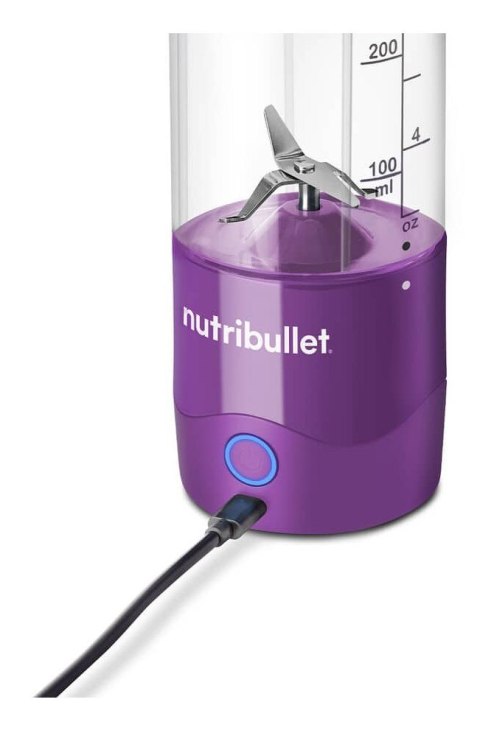 Blender sportowy Nutribullet NBP003PU Przenośny Materiał słoika: Tritan/bez BPA Pojemność słoika 0,475 L Purpura Blender sportowy Nutribullet NBP003PU Przenośny Materiał słoika: Tritan/bez BPA Pojemność słoika 0,475 L Purpura