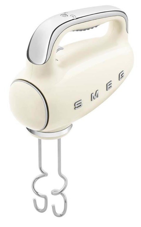 Mikser ręczny Smeg HMF01CREU w kremie w stylu retro z lat 50. Mikser ręczny Smeg HMF01CREU w kremie w stylu retro z lat 50.