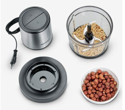 SEVERIN ROZDRABNIACZ INOX/SZKŁO, SZKLANY POJEMNIK O POJ. 1L, WOLNY OD BPA, DO MYCIA W ZMYWARCE, 2 POZIOMY MOCY, 400W KM3867 SEVERIN ROZDRABNIACZ INOX/SZKŁO, SZKLANY POJEMNIK O POJ. 1L, WOLNY OD BPA, DO MYCIA W ZMYWARCE, 2 POZIOMY MOCY, 400W KM3867