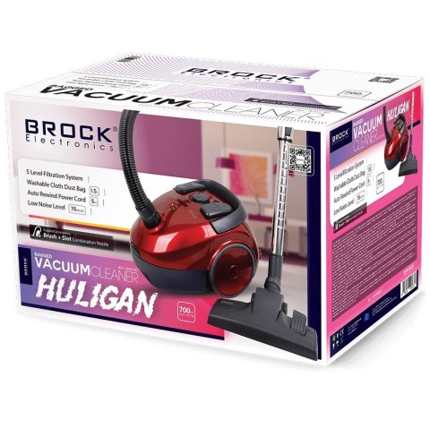 Odkurzacz workowy BROCK BVC 5002 RD Odkurzacz workowy BROCK BVC 5002 RD