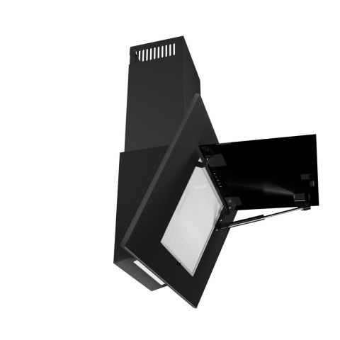 Okap AKPO WK-4 NERO 2.0 50 CZARNY T300 Liniowy LED/Siłownik Okap AKPO WK-4 NERO 2.0 50 CZARNY T300 Liniowy LED/Siłownik