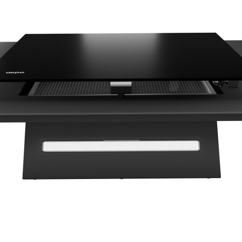 Okap AKPO WK-4 NERO 2.0 50 CZARNY T300 Liniowy LED/Siłownik Okap AKPO WK-4 NERO 2.0 50 CZARNY T300 Liniowy LED/Siłownik