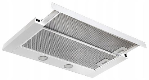 Okap teleskopowy podszafkowy CIARKO SL-NT 60 Biały Glass front białe szkło Okap teleskopowy podszafkowy CIARKO SL-NT 60 Biały Glass front białe szkło