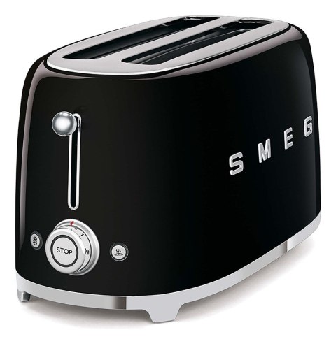 Toster Smeg TSF02BLEU czarny 4 kromek, metalowa obudowa Toster Smeg TSF02BLEU czarny 4 kromek, metalowa obudowa