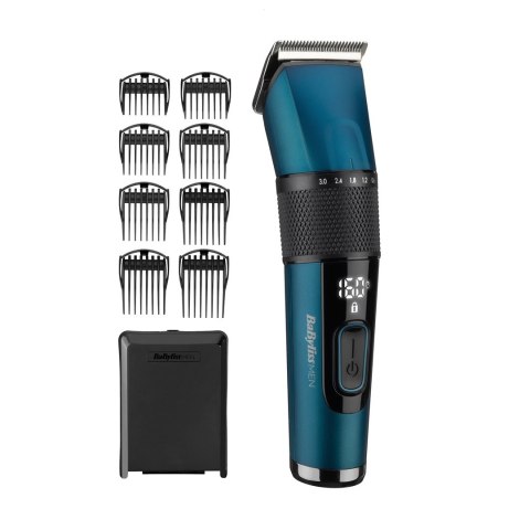 BaByliss Japanese Steel Digital Hair Clipper Czarny, Morski 45 Litowo-jonowa (Li-Ion) BaByliss Japanese Steel Digital Hair Clipper Czarny, Morski 45 Litowo-jonowa (Li-Ion)