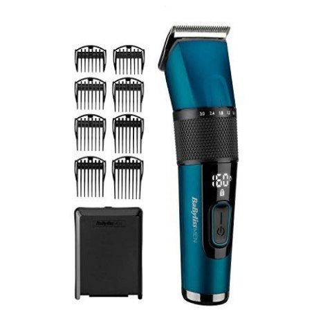BaByliss Japanese Steel Digital Hair Clipper Czarny, Morski 45 Litowo-jonowa (Li-Ion) BaByliss Japanese Steel Digital Hair Clipper Czarny, Morski 45 Litowo-jonowa (Li-Ion)