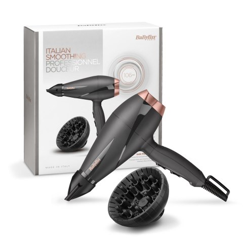 BaByliss Smooth Pro 2100 2100 W Czarny, Różowe złoto BaByliss Smooth Pro 2100 2100 W Czarny, Różowe złoto