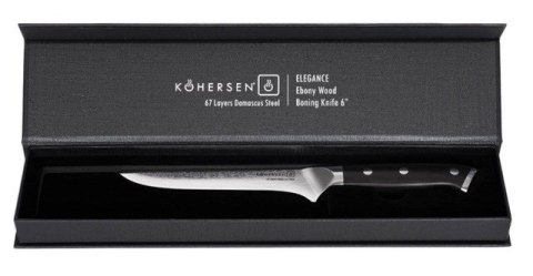 Nóż do trybowania Boning Kohersen Elegance Ebony Wood 15,2cm Nóż do trybowania Boning Kohersen Elegance Ebony Wood 15,2cm