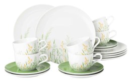 Serwis kawowy dla 6 osób SELTMANN MEADOW GRASSES GREEN