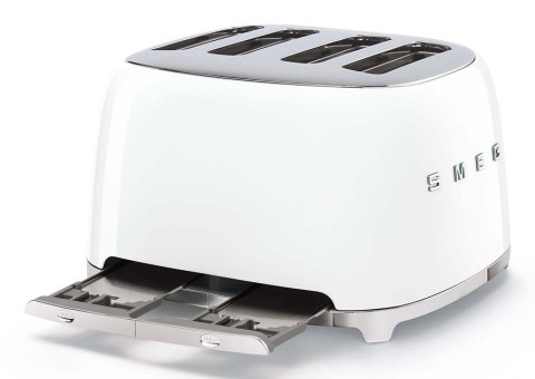 Skrudintuvas Smeg na 4 kromki, balta Skrudintuvas Smeg na 4 kromki, balta