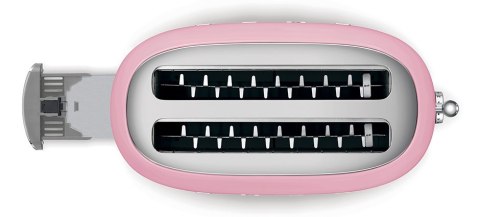 Smeg TSF02PKEU Toster 4 kromki różowy Smeg TSF02PKEU Toster 4 kromki różowy