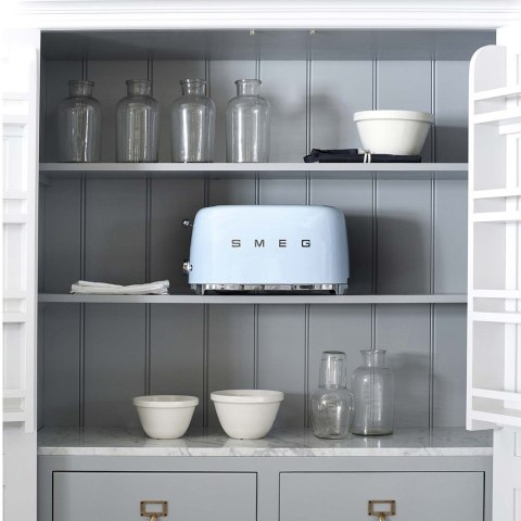 Toster Smeg TSF02PBEU Toster 4 kromki Pastelowy niebieski Toster Smeg TSF02PBEU Toster 4 kromki Pastelowy niebieski