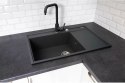 Zlewozmywak granitowy PYRAMIS CAMEA (79x50) 1B 1D L 070058501 karbon
