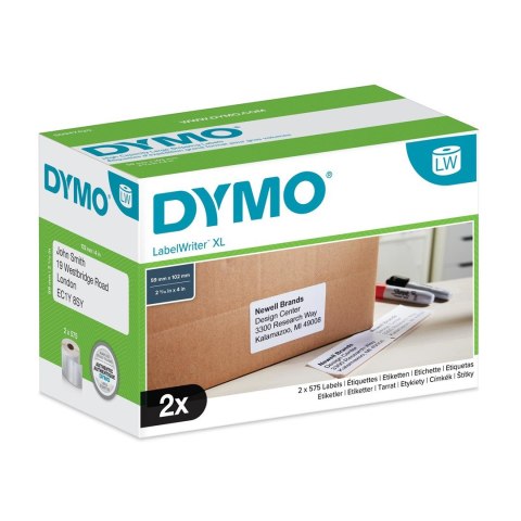 DYMO LW - Etykiety wysyłkowe / do identyfi katorów imiennych - 102 x 59 mm - S0947420 DYMO LW - Etykiety wysyłkowe / do identyfi katorów imiennych - 102 x 59 mm - S0947420