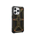 Etui UAG Urban Armor Gear Monarch Case iPhone 15 Pro kevlar element grün