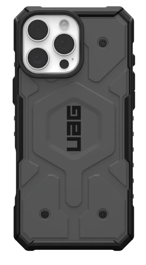 UAG Pathfinder MagSafe - obudowa ochronna do iPhone 16 Pro Max kompatybilna z MagSafe (silver)