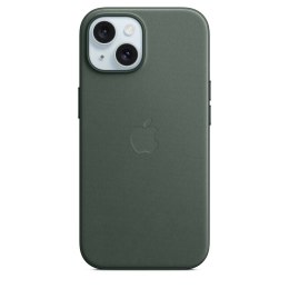 Apple iPhone 15 Feingewebe Case mit MagSafe Immergrün