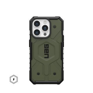Etui Urban Armor Gear Pathfinder Magsafe do iPhone 15 Pro, czarny/oliwkowy Etui Urban Armor Gear Pathfinder Magsafe do iPhone 15 Pro, czarny/oliwkowy