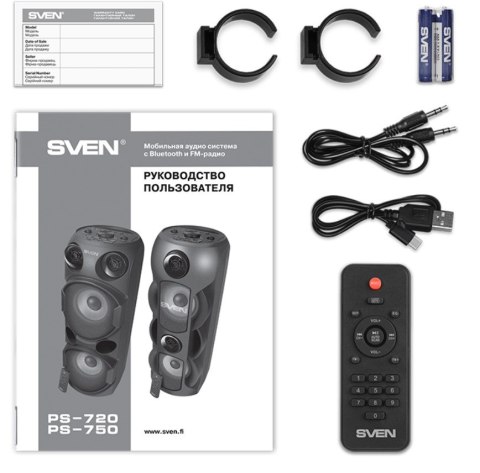 SVEN GŁOŚNIK BLUETOOTH PS-720 SVEN GŁOŚNIK BLUETOOTH PS-720